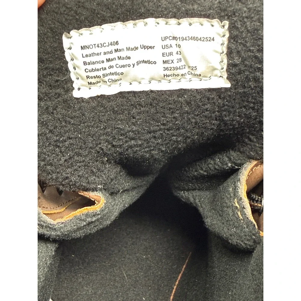 Ozark Trail Snow Boots 10 Brown‎ Waterproof Insulated Leather NWT Classic Men's
